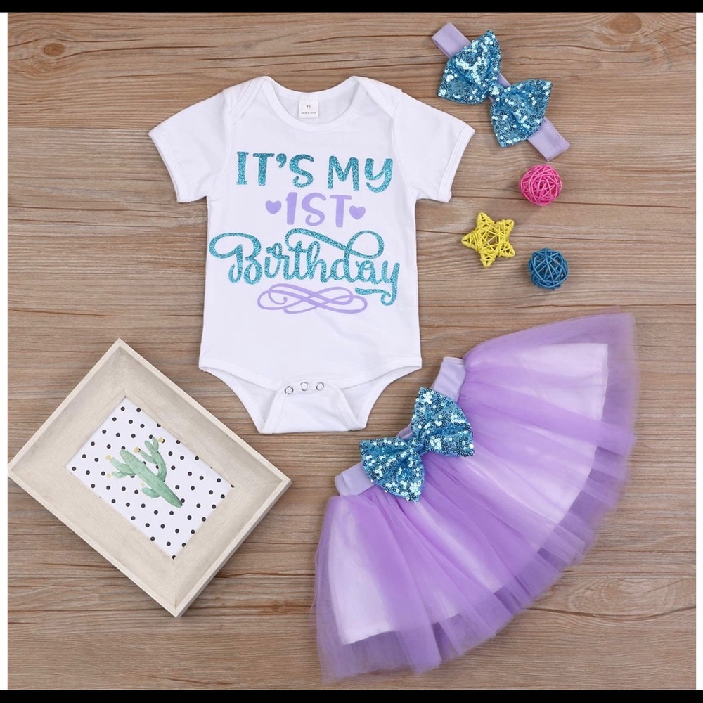 First Birthday outfit- 12-18 mos